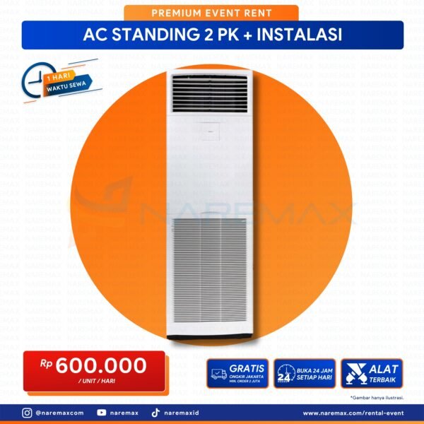 Vendor Sewa Ac Standing 2 Pk + Instalasi - Sewa Ac Standing Jakarta - Vendor Rental Multimedia Murah Terbaik Di Jakarta - Naremax Rental Multimedia