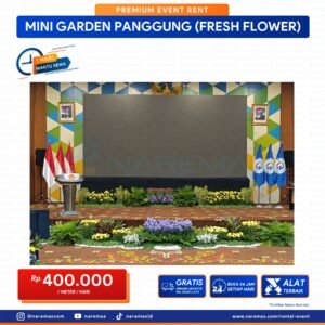 Vendor Sewa Mini Garden Panggung (Fresh Flower) - Sewa Mini Garden Panggung Jakarta - Vendor Rental Multimedia Murah Terbaik Di Jakarta - Naremax Rental Multimedia