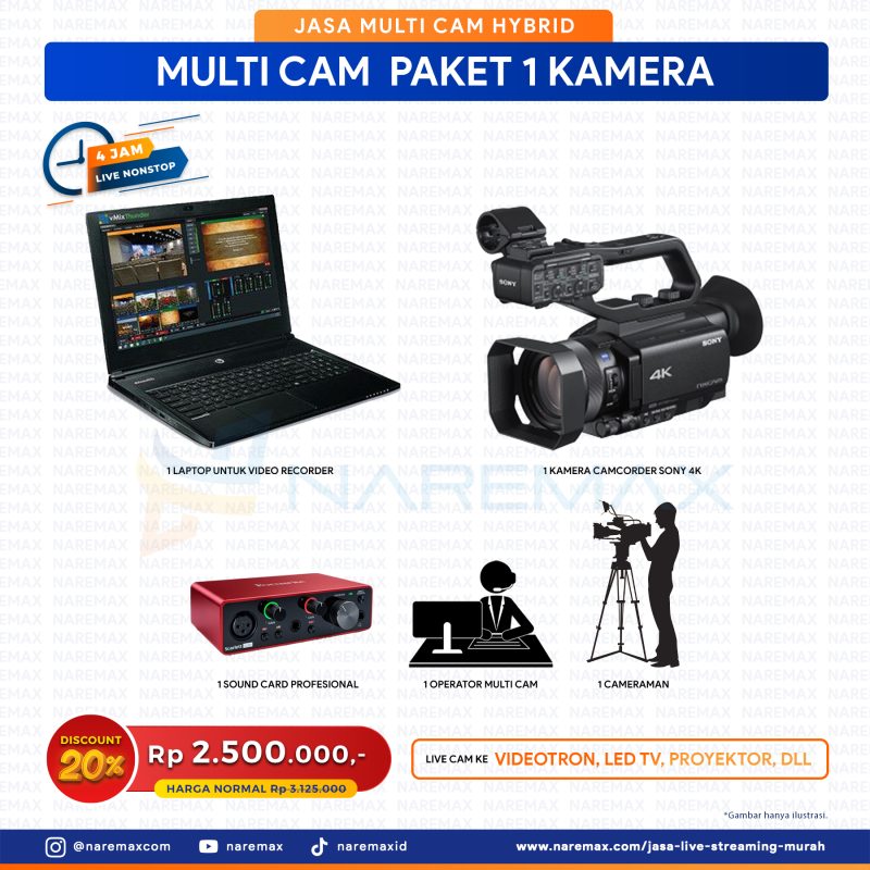 Homepage New Edition 10 Jasa Live Cam Multicam Hybrid Murah Paket 1 Kamera - Vendor Jasa Live Streaming Murah Jakarta Bogor Depok Tangerang Bekasi