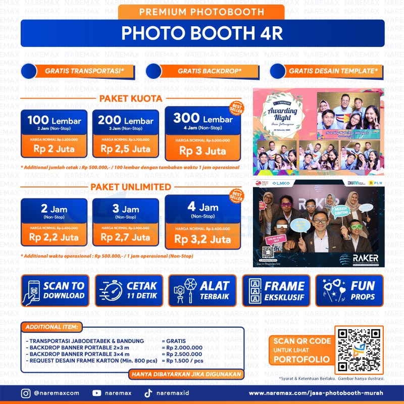 Jasa Event Organizer Prom Night Murah 13 Vendor Jasa Photobooth Murah Jakarta - Pricelist Jasa Photobooth Pernikahan Juni 2025 - Daftar Harga Pricelist Rental Jasa Photobooth 4R Bogor Depok Tangerang Bekasi Bandung Surabaya Bali Terbaik